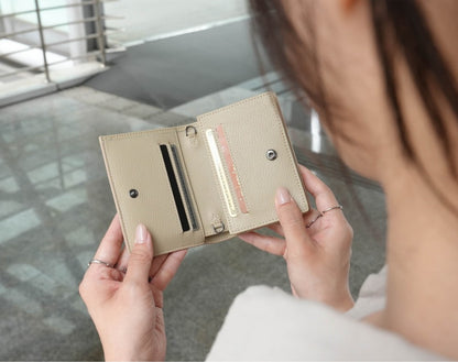 Carina Wallet v2 - Elephant Gray Convertible Leather Wallet Bag