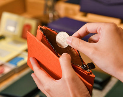 Featherly Passport Wallet - Orange