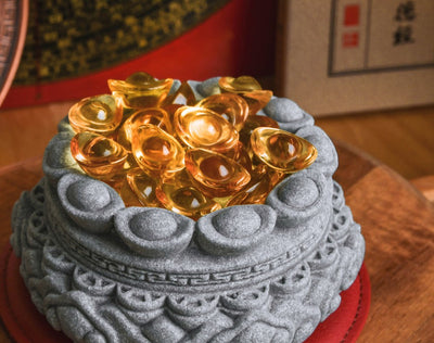 Bustling Treasure-Gathering Basin for Good Feng Shui