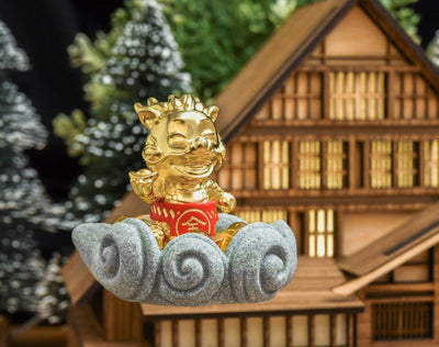 Ingot the Golden Baby Dragon + Cloud Chariot