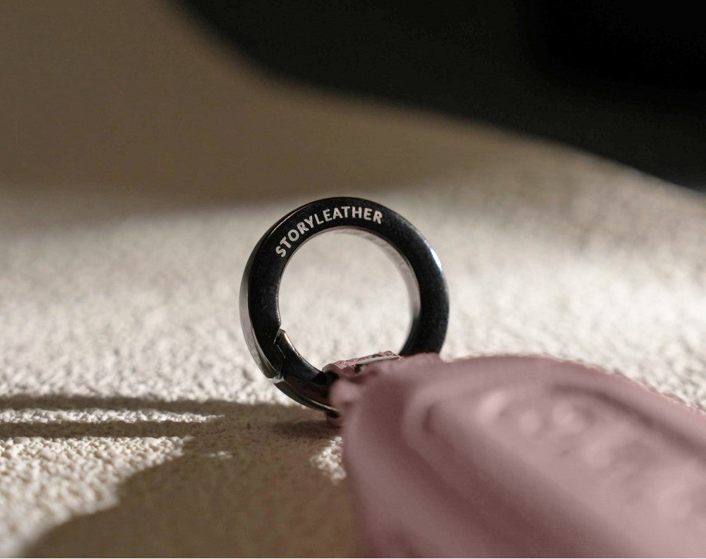 Pink Leather Key Cover for Ford Smart Key (Style T3)