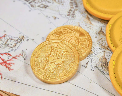 Ping 'An Peace Amulet Coin keychain