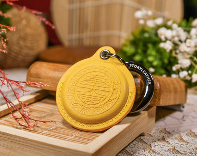 Ping 'An Peace Amulet Coin keychain