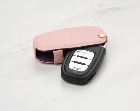 Pink Coaster Key Cover for Audi Car Key