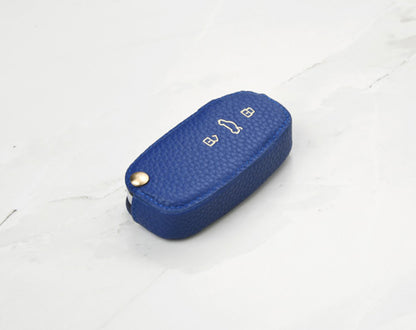 Blue Coaster Key Cover for Audi Car Key