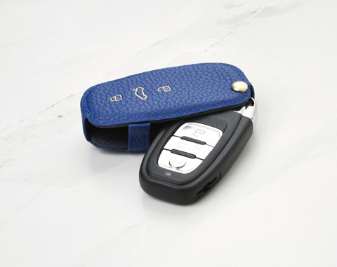 Blue Coaster Key Cover for Audi Car Key