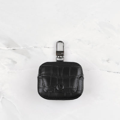 Black Crocodile Pattern for AirPods Pro