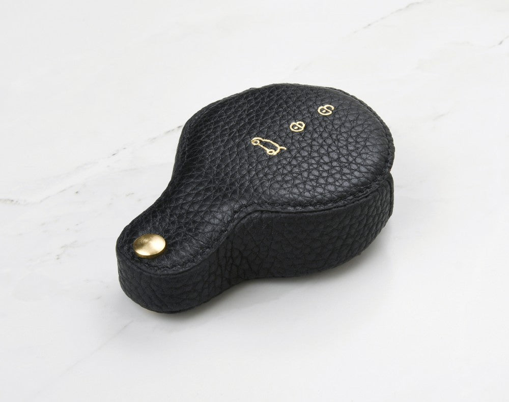 Black Coaster Key Cover for Mini Car Key