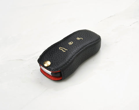 Black Coaster Key Cover for Porsche Car Key