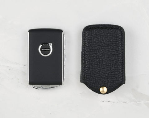 Black Coaster Key Cover for Volvo Car Key