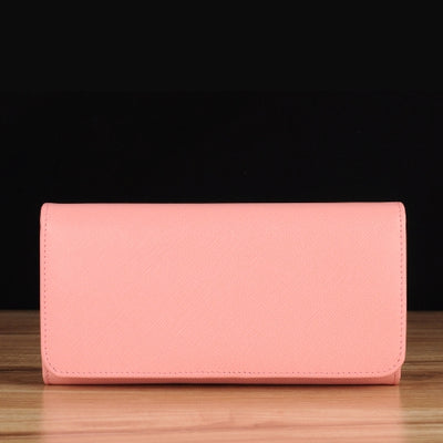 Pink Saffiano Leather