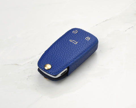 Blue Coaster Key Cover for Audi Car Key