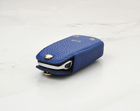 Blue Coaster Key Cover for Audi Car Key