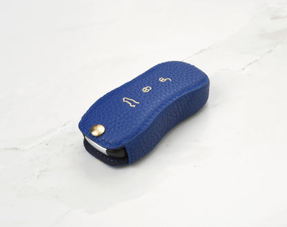 Blue Coaster Key Cover for Porsche Car Key