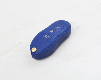 Blue Coaster Key Cover for Porsche Car Key