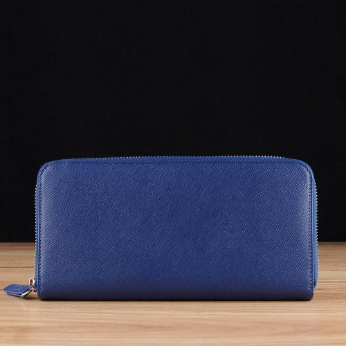 Blue Saffiano Leather