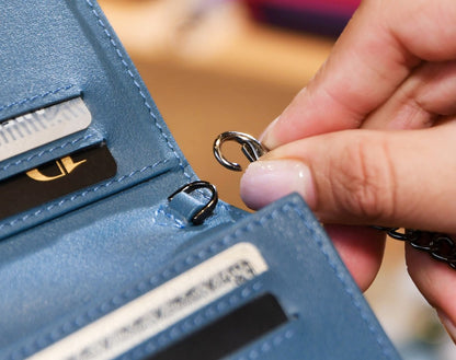 Carina Crossbody Cardholder - Navy Blue