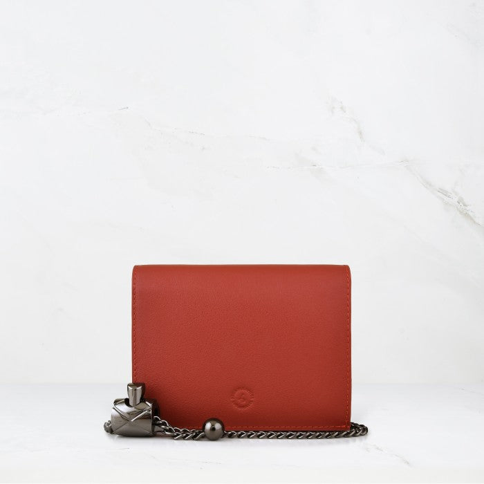 Carina Crossbody Cardholder - Red