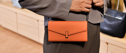 Carina XL Crossbody Phone Purse - Orange