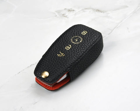 Black Coaster Key Cover for Mercedes Benz Car Key