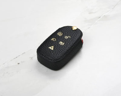 Black Coaster Key Cover for Jaguar Car Key