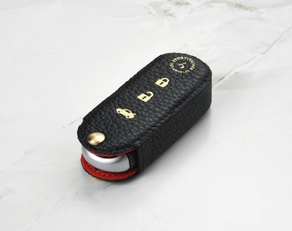 Black Coaster Key Cover for Mazda Car Key