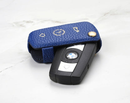 Blue Coaster Key Cover for BMW Car Key