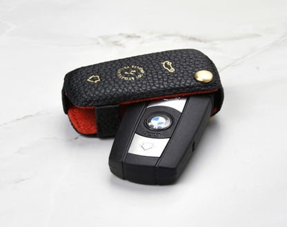 Black Coaster Key Cover for BMW Car Key