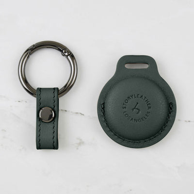 Dark Green Calfskin Leather