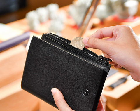 Featherly Passport Wallet - Black