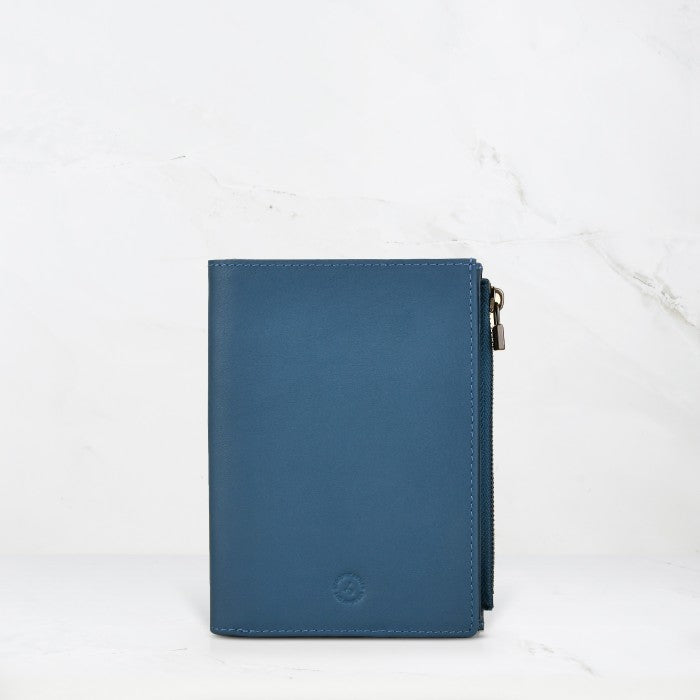 Featherly Passport Wallet - Blue