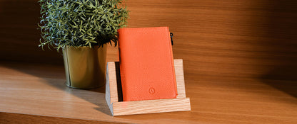 Featherly Passport Wallet - Orange