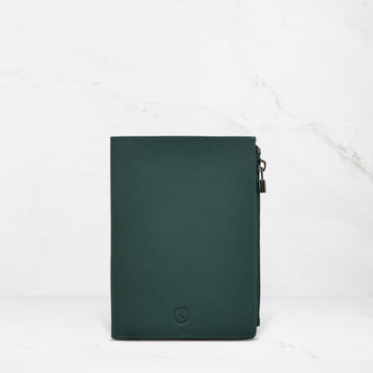 Featherly Passport Wallet - Dark Green