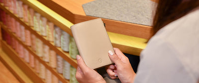 Featherly Passport Wallet - Khaki