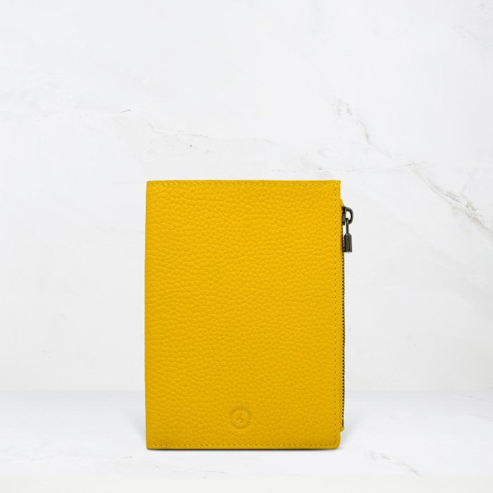 Featherly Passport Wallet - Mango Yellow