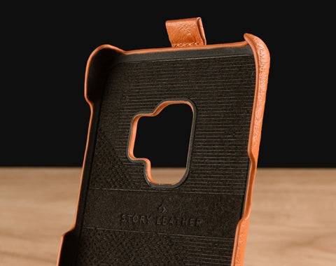 Down Flip Leather Case