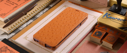 Down Flip Leather Case