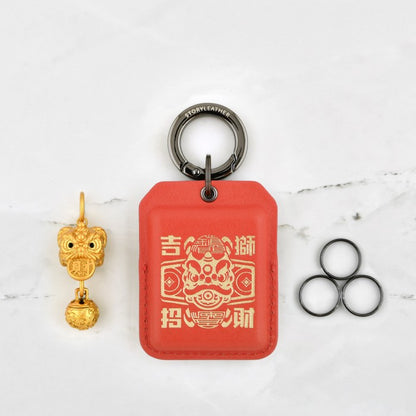 2026 Year of the Horse AirTag & Key Fob Carrier EDC Amulet Keychain