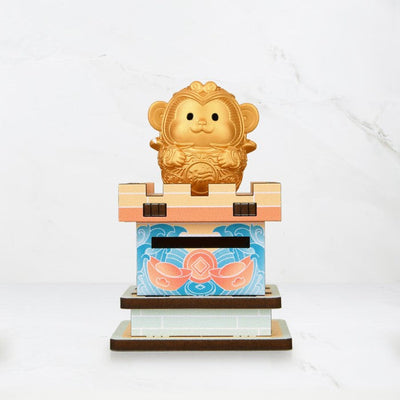 Auspicious Monkey - Zodiac Wealth Guardian Series: Year of the Monkey (1932, 1944, 1956, 1968, 1980, 1992, 2004, 2016, 2028)