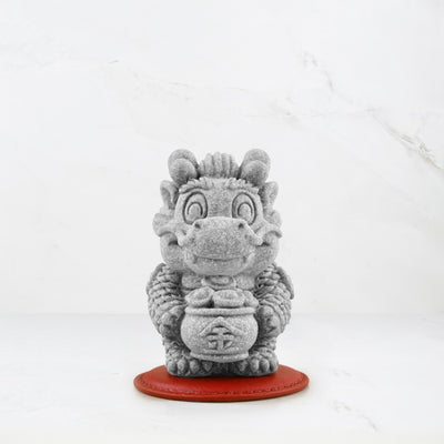 Expo Dragon Tortoise Stone Figurine