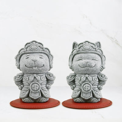 Gee & Lee Miniature Gate Guardian Stone Figurines