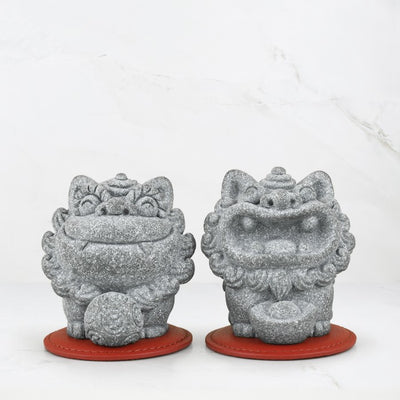 FooHa Miniature Foo Dogs Stone Figurines