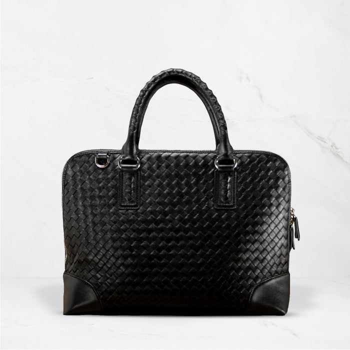 Woven Top Handle Bag