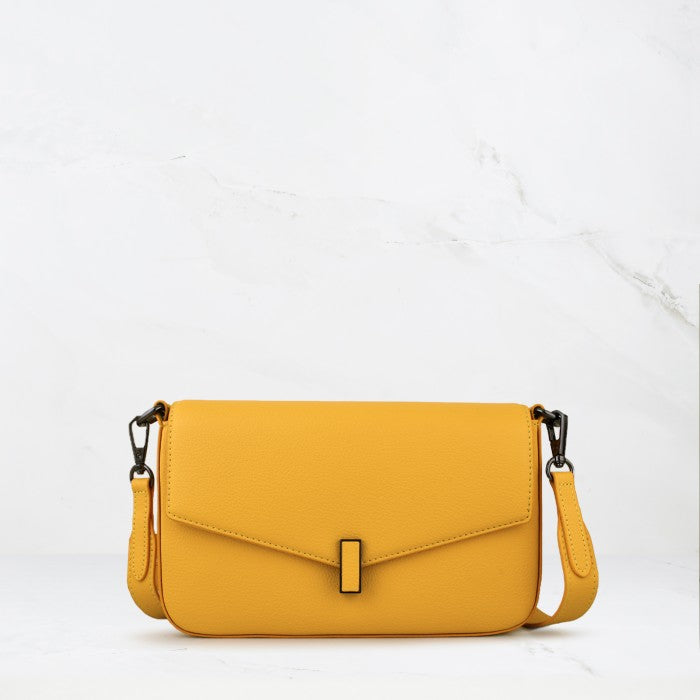 Nomi Bag - Japanese Vegan Leather in Yellow