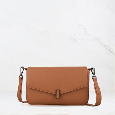 Nomi Bag - Japanese Vegan Leather in Chestnut