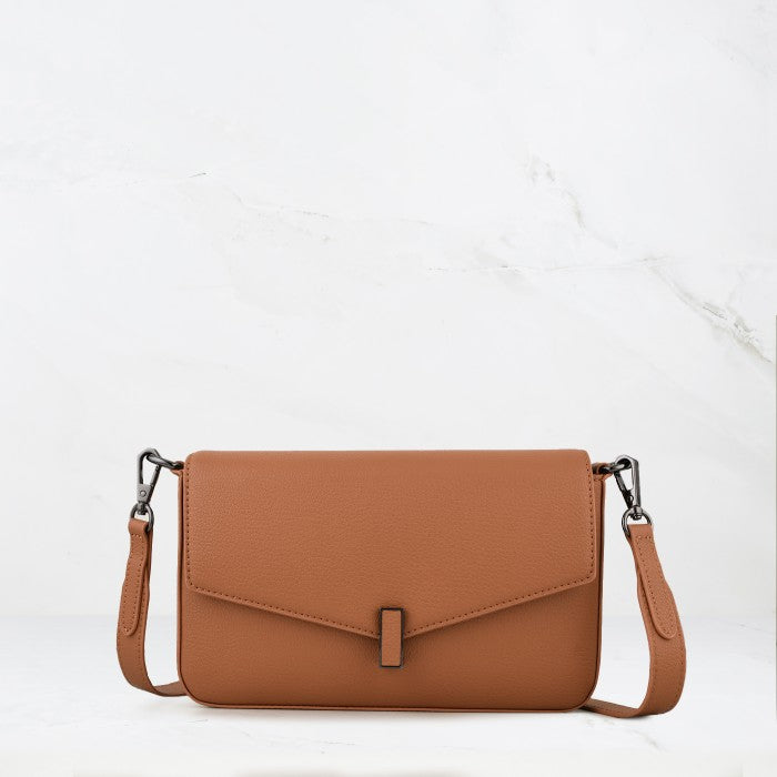 Nomi Bag - Japanese Vegan Leather in Chestnut