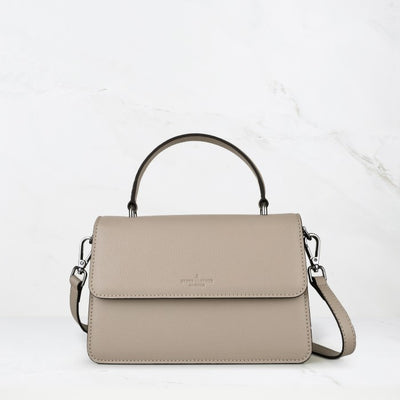 Arc Convertible Satchel - Beige