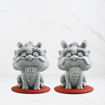 WongFa Miniature Qilin Stone Figurines