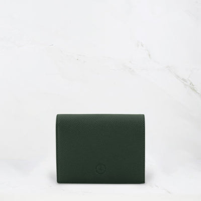 Carina Wallet v2 - Olive Green Convertible Leather Wallet Bag