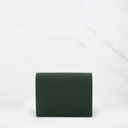 Carina Wallet v2 - Olive Green Convertible Leather Wallet Bag